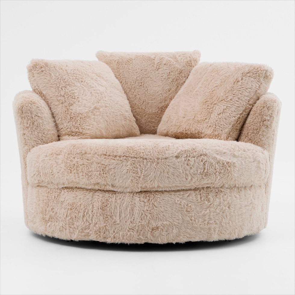 vail neutral swivel chair   