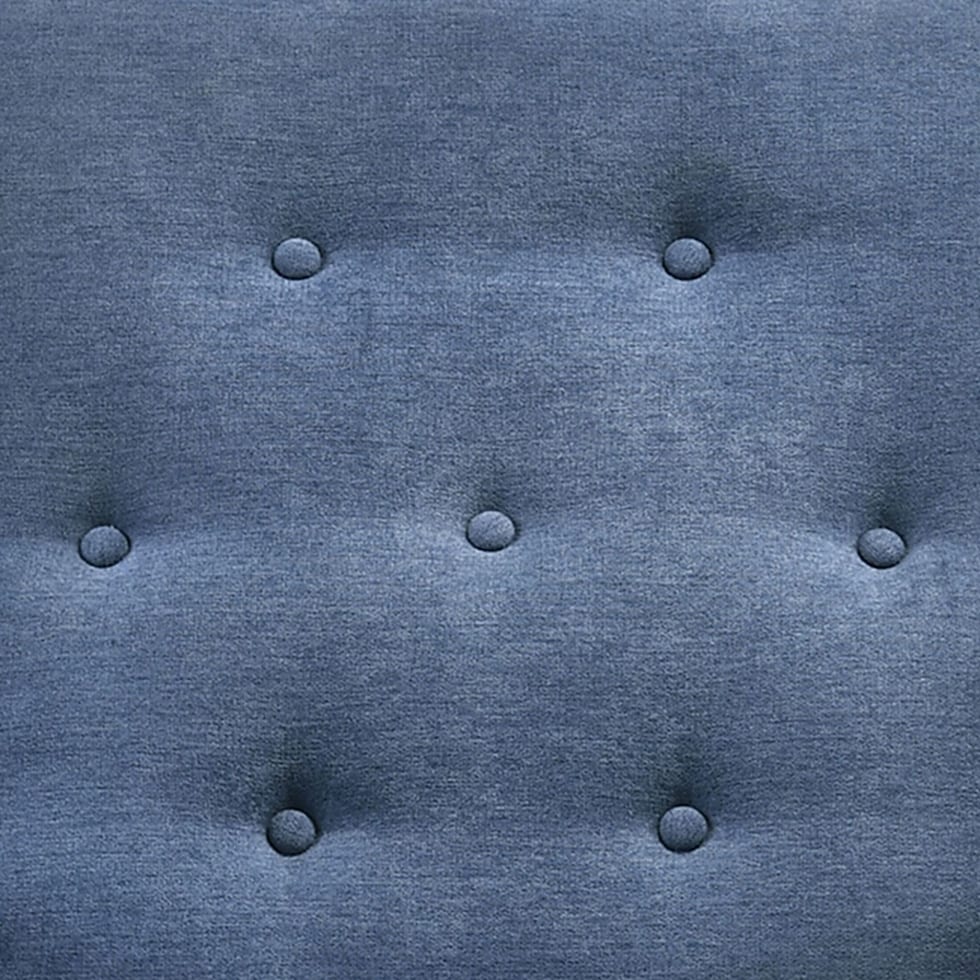 valdez blue accent chair   