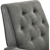 valdez gray accent chair   