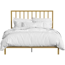 valeah gold queen bed   