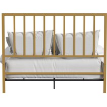 valeah gold queen bed   