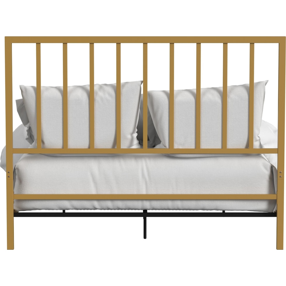 valeah gold queen bed   