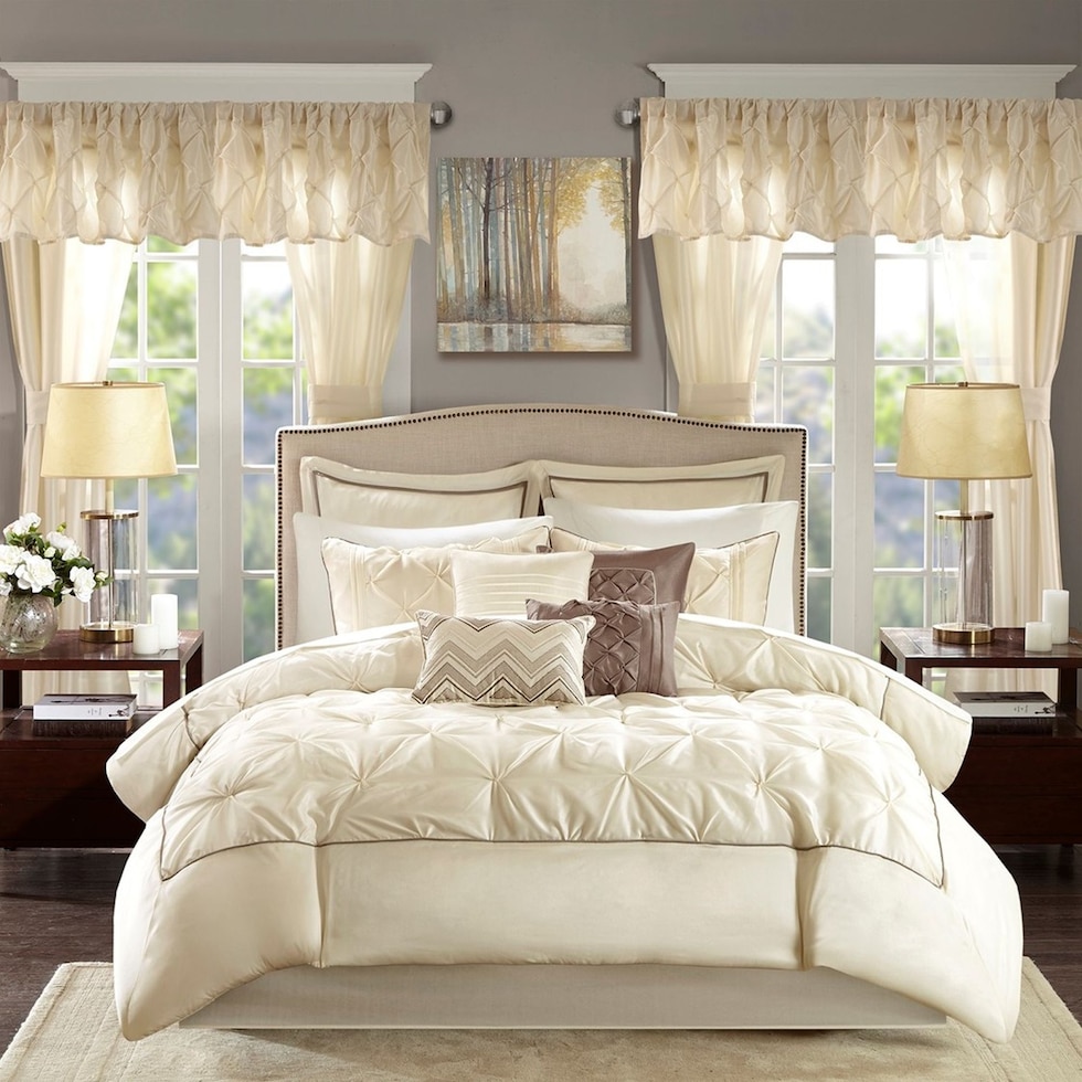 valeah white queen bedding set   