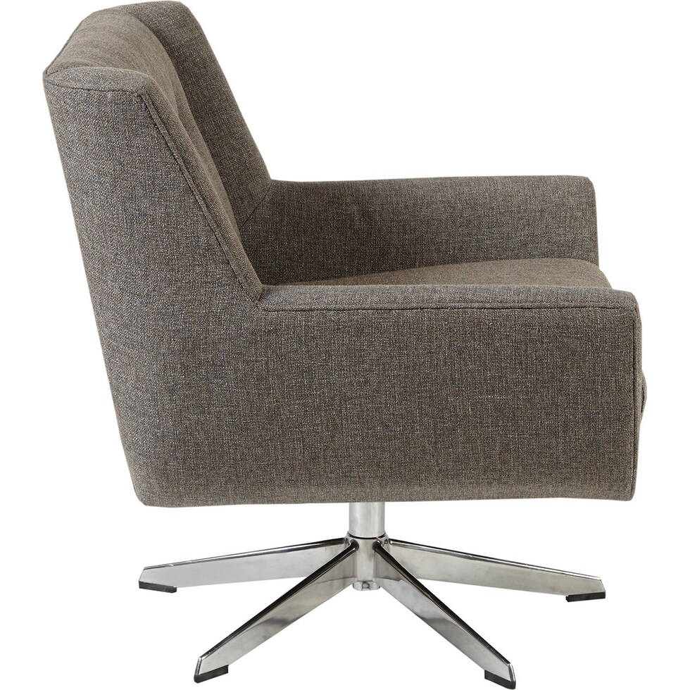 valentino gray swivel chair   