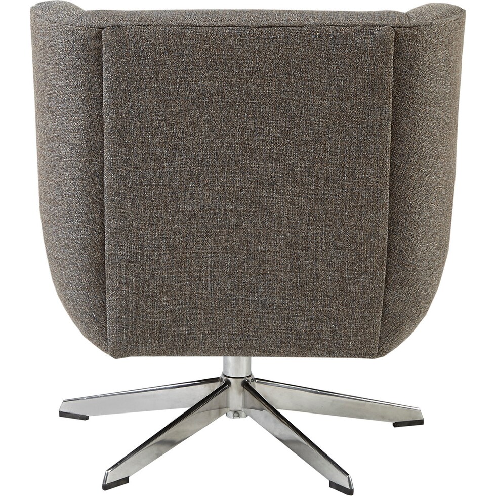valentino gray swivel chair   