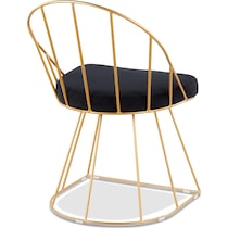 valerie black dining chair   