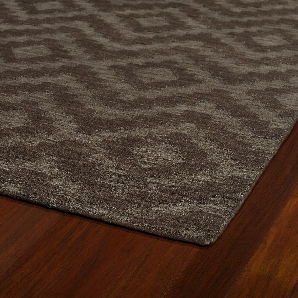 valiant dark brown area rug  x    