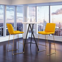 valleta yellow bar stool   