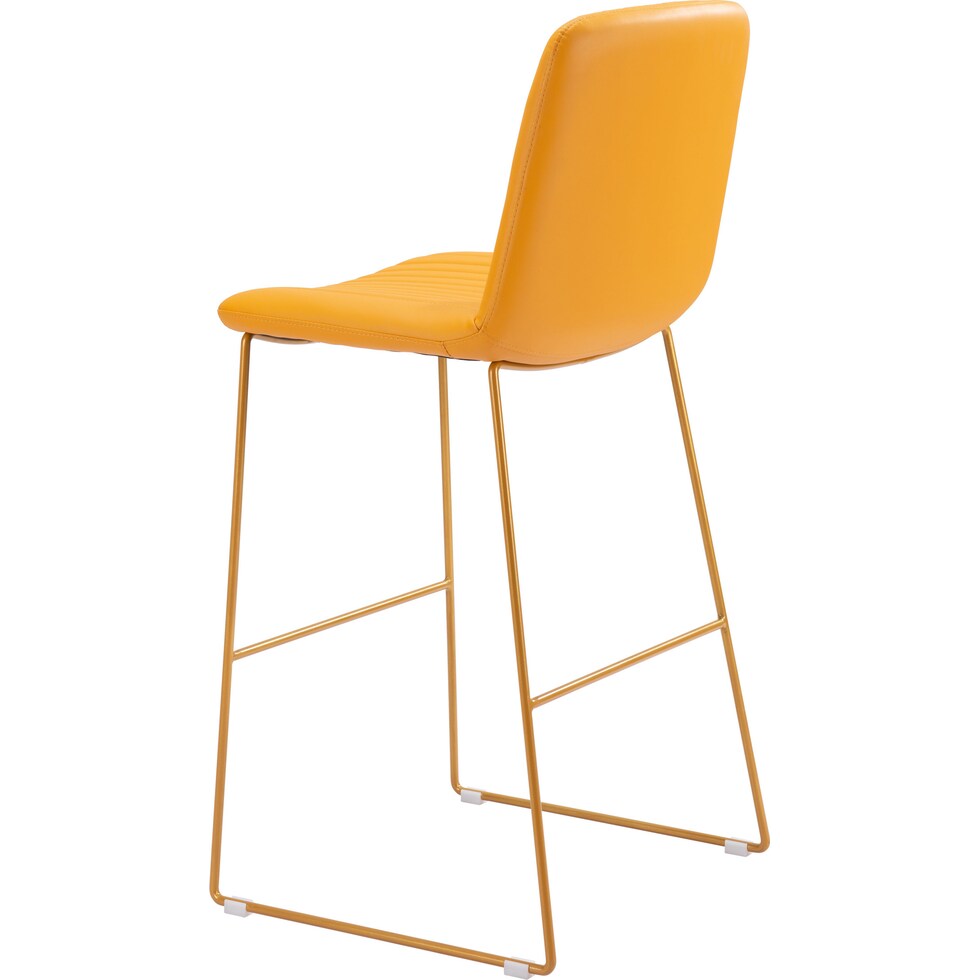 valleta yellow bar stool   