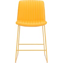 valleta yellow counter height stool   