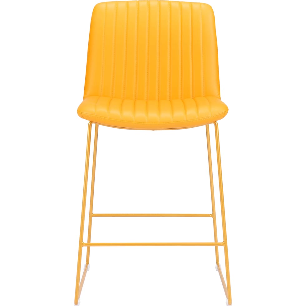 valleta yellow counter height stool   