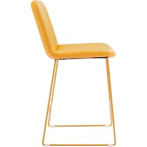 valleta yellow counter height stool   