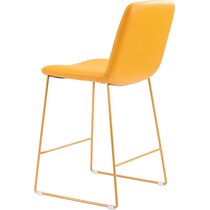 valleta yellow counter height stool   