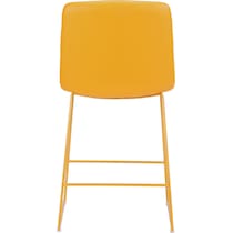 valleta yellow counter height stool   