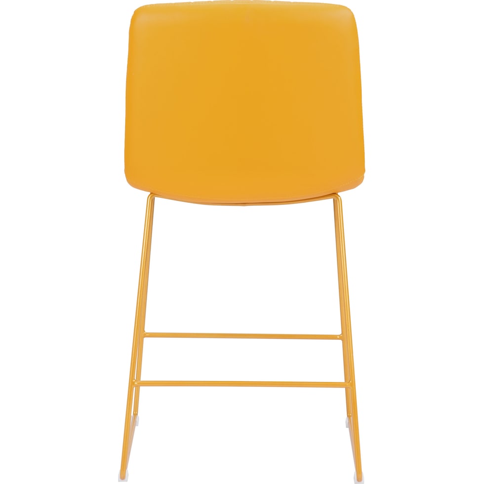 valleta yellow counter height stool   