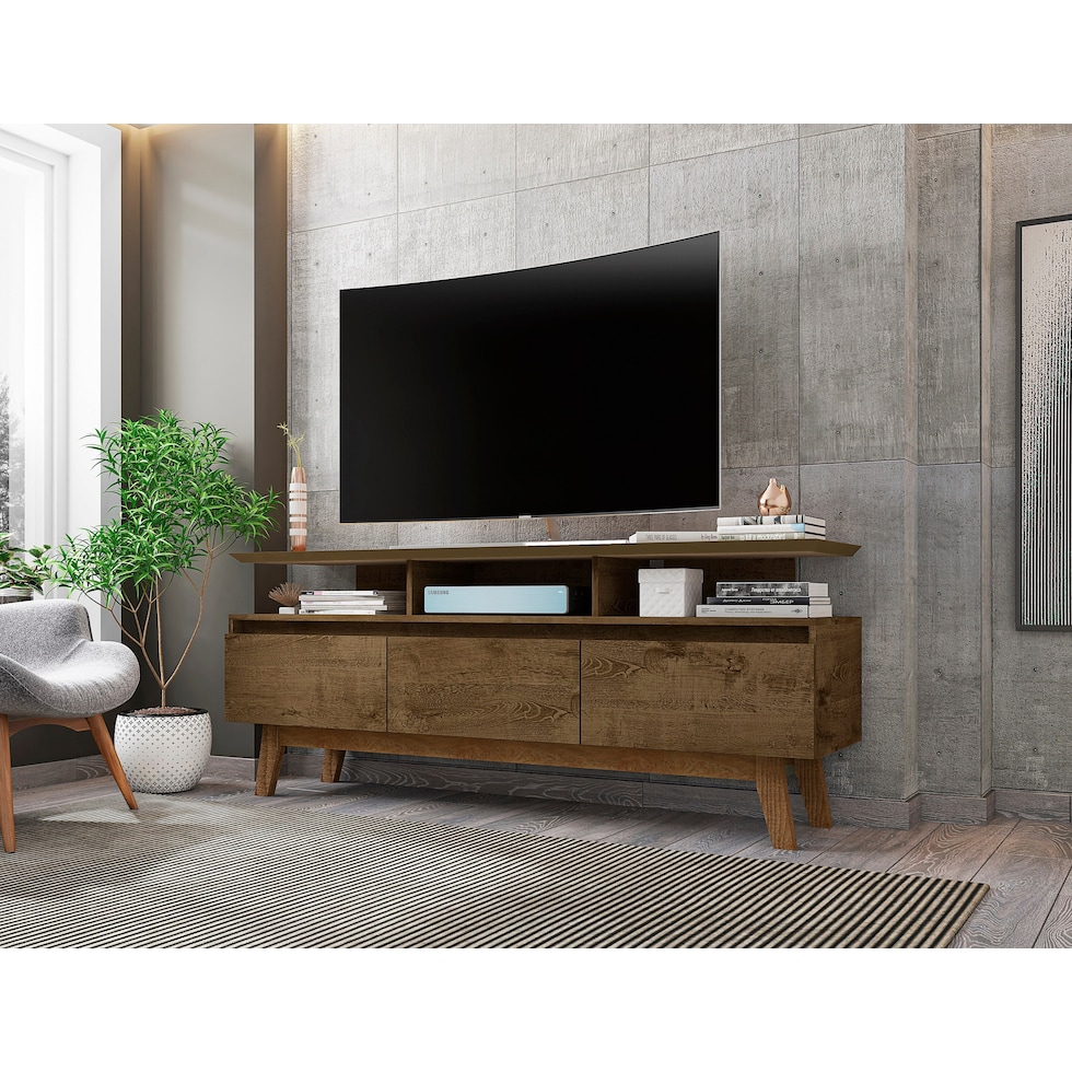 valor dark brown tv stand   