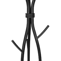 vanalen black coat rack   