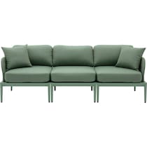 vancouver green  pc outdoor sofa   