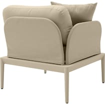 vancouver light brown outdoor chair   