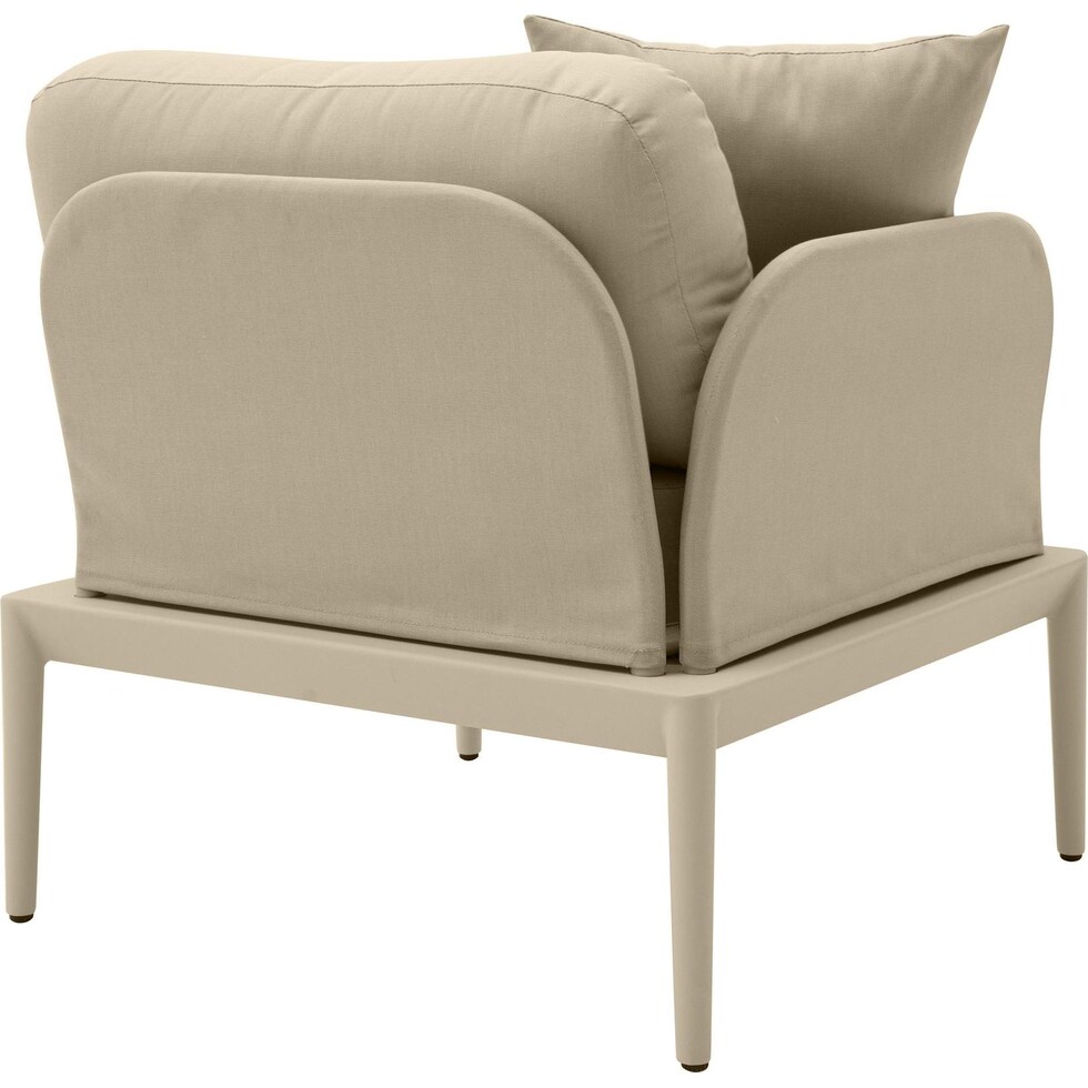 vancouver light brown outdoor chair   
