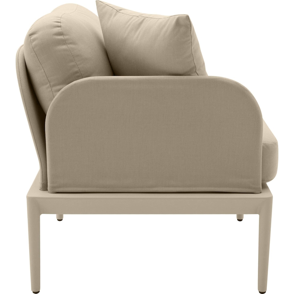 vancouver light brown outdoor chair   