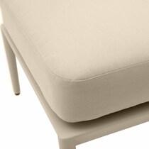 vancouver light brown outdoor ottoman   