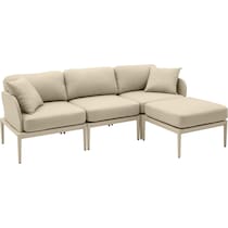 vancouver light brown outdoor sectional   