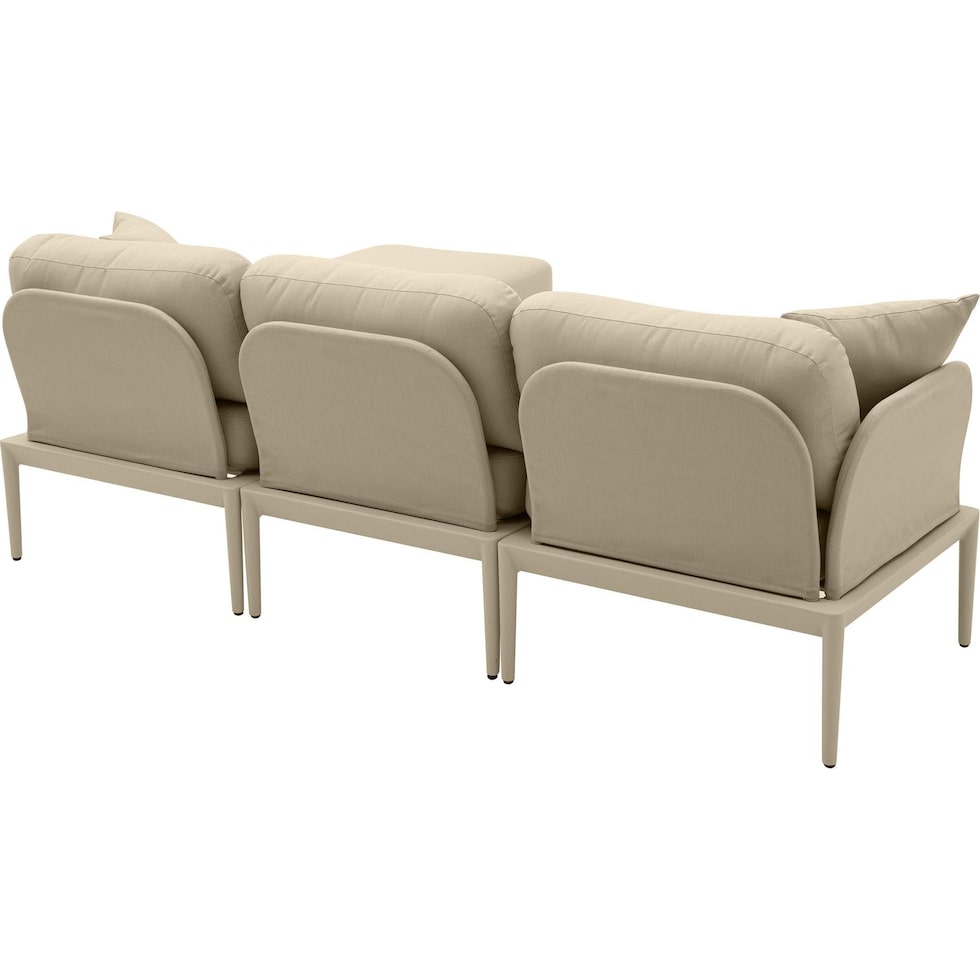vancouver light brown outdoor sectional   