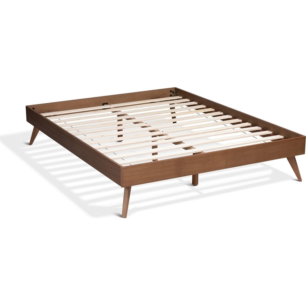 vega dark brown full bed   