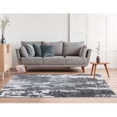 Venezia Area Rug - White/Gray