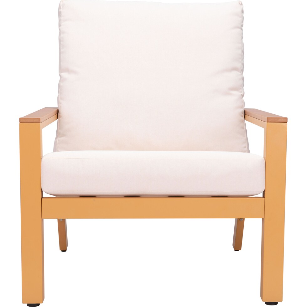venice tan cream outdoor chair   