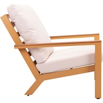 venice tan cream outdoor chair   