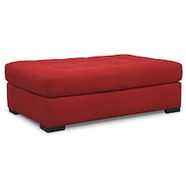 venti red red cocktail ottoman   
