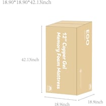 ventilated copper gel aerofusion dimension schematic   