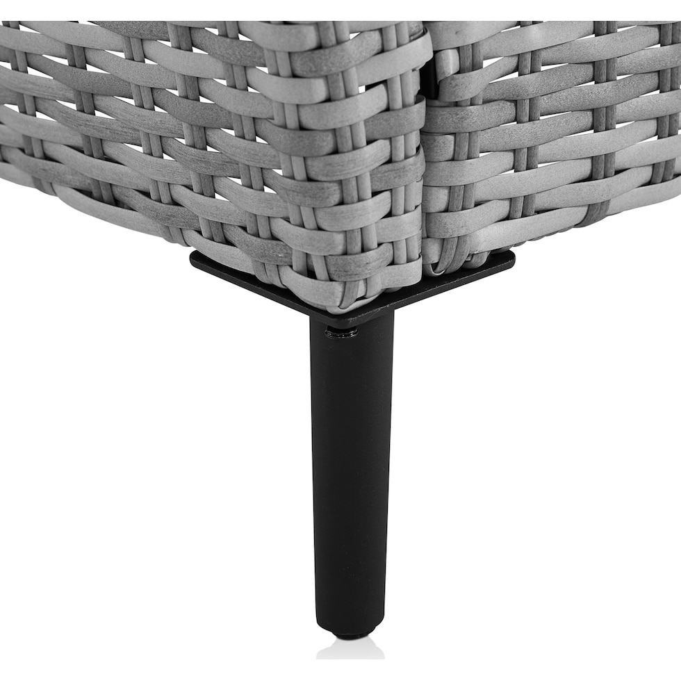 ventura gray outdoor chair set   