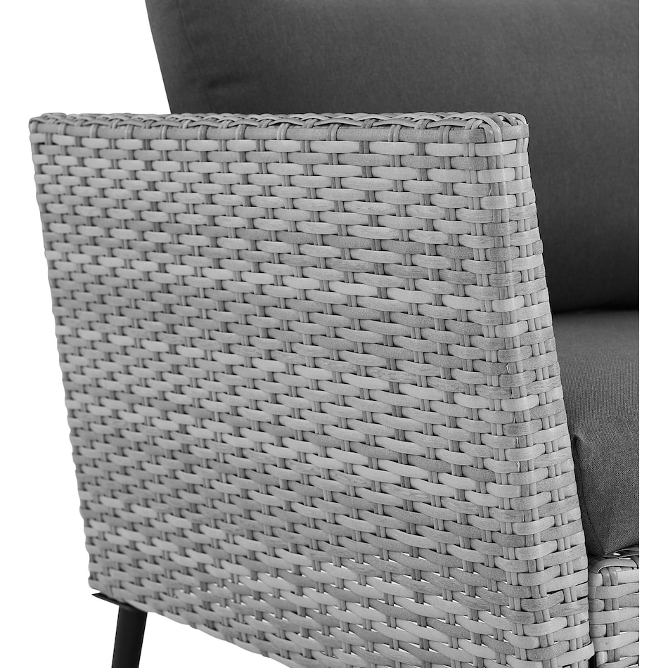 ventura gray outdoor chair   