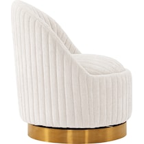 venus cream accent chair   