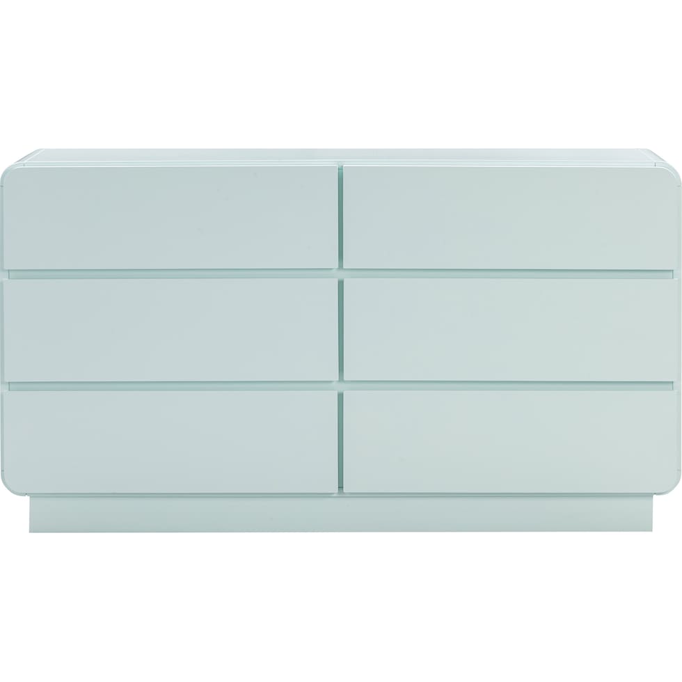 veria blue dresser   