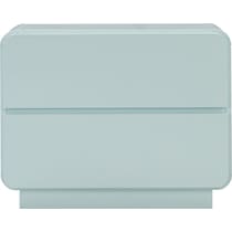 veria blue nightstand   