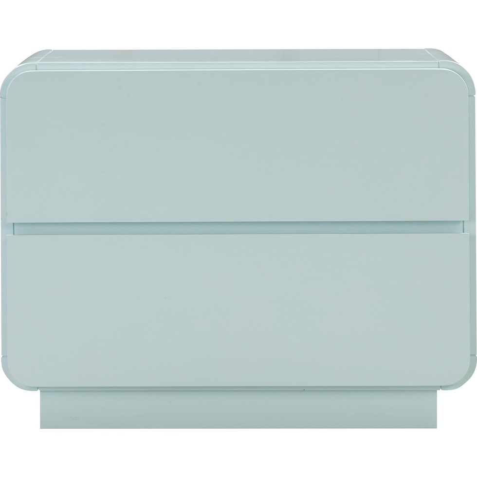 veria blue nightstand   