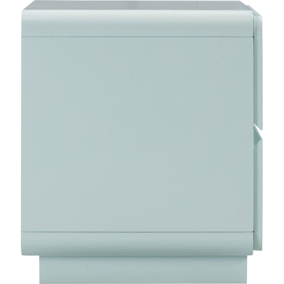 veria blue nightstand   