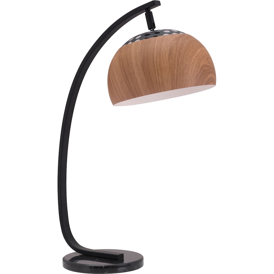 verity dark brown table lamp   