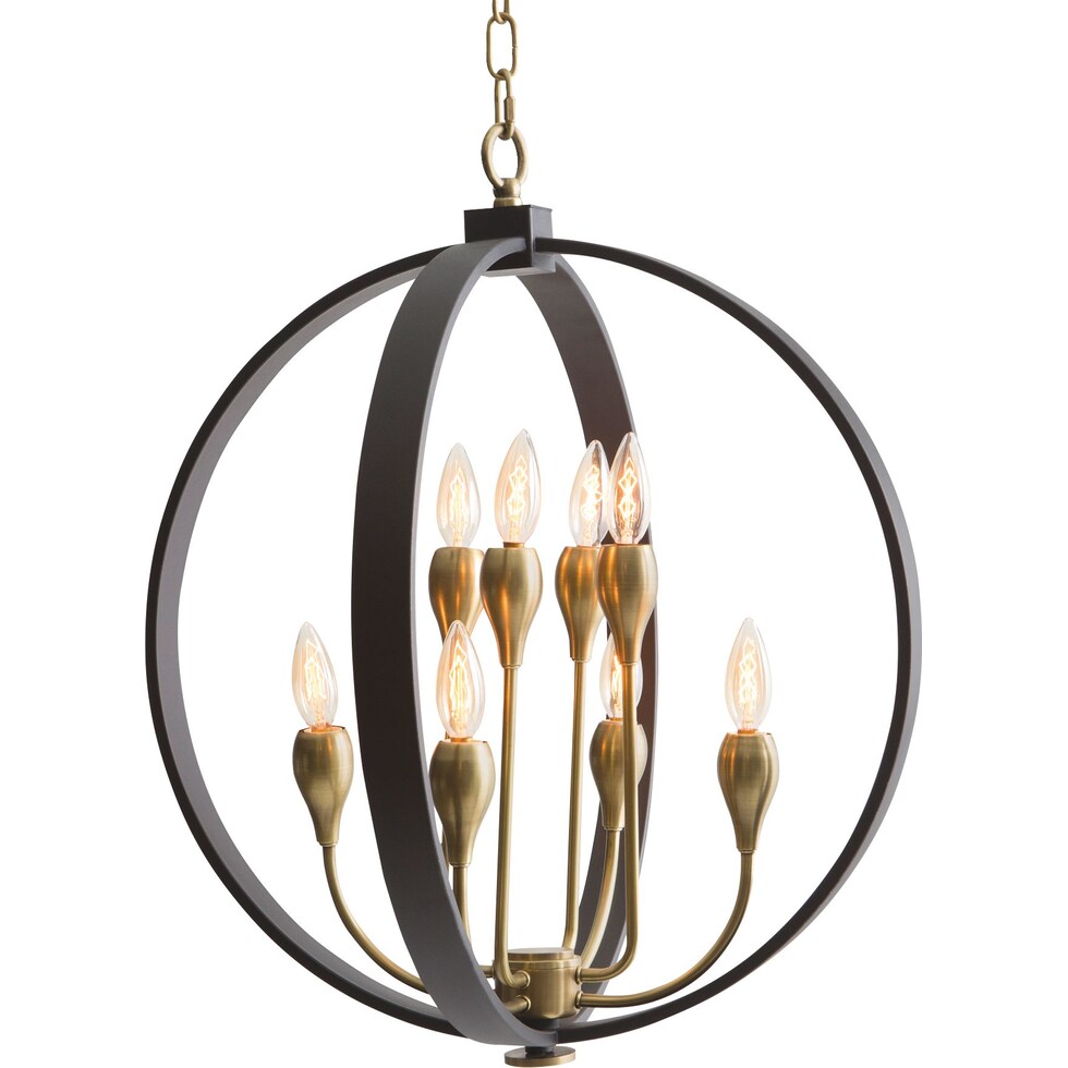 vero black chandelier   