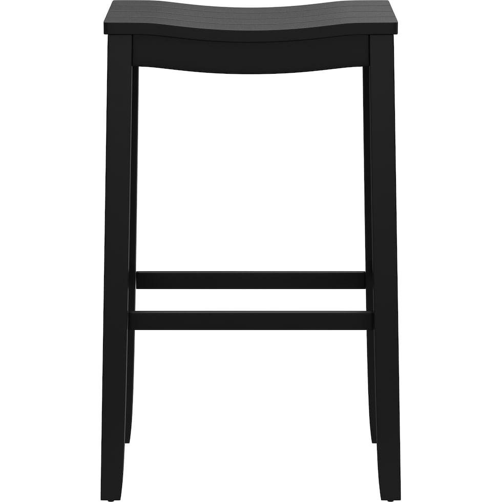 verona black bar stool   