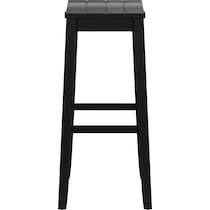 verona black bar stool   