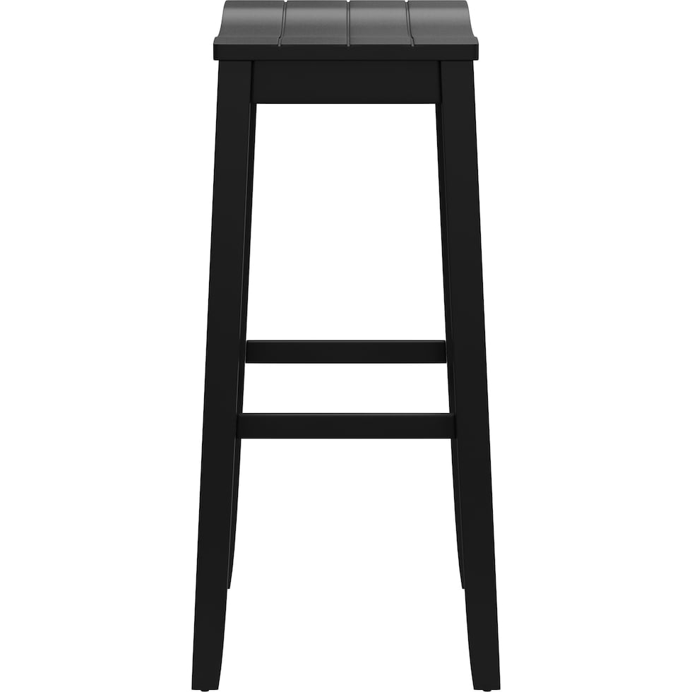 verona black bar stool   