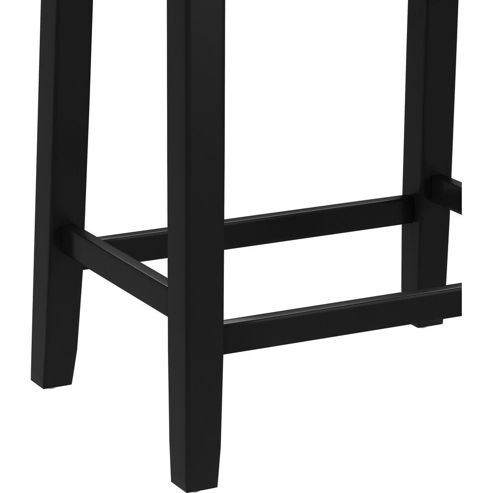 verona black bar stool   