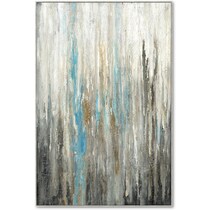 vertical abstract multicolor wall art   