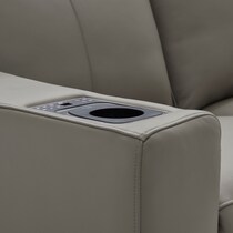 vesper gray  pc power reclining living room   