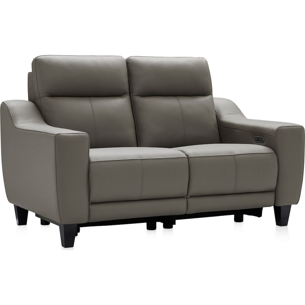 vesper gray loveseat   